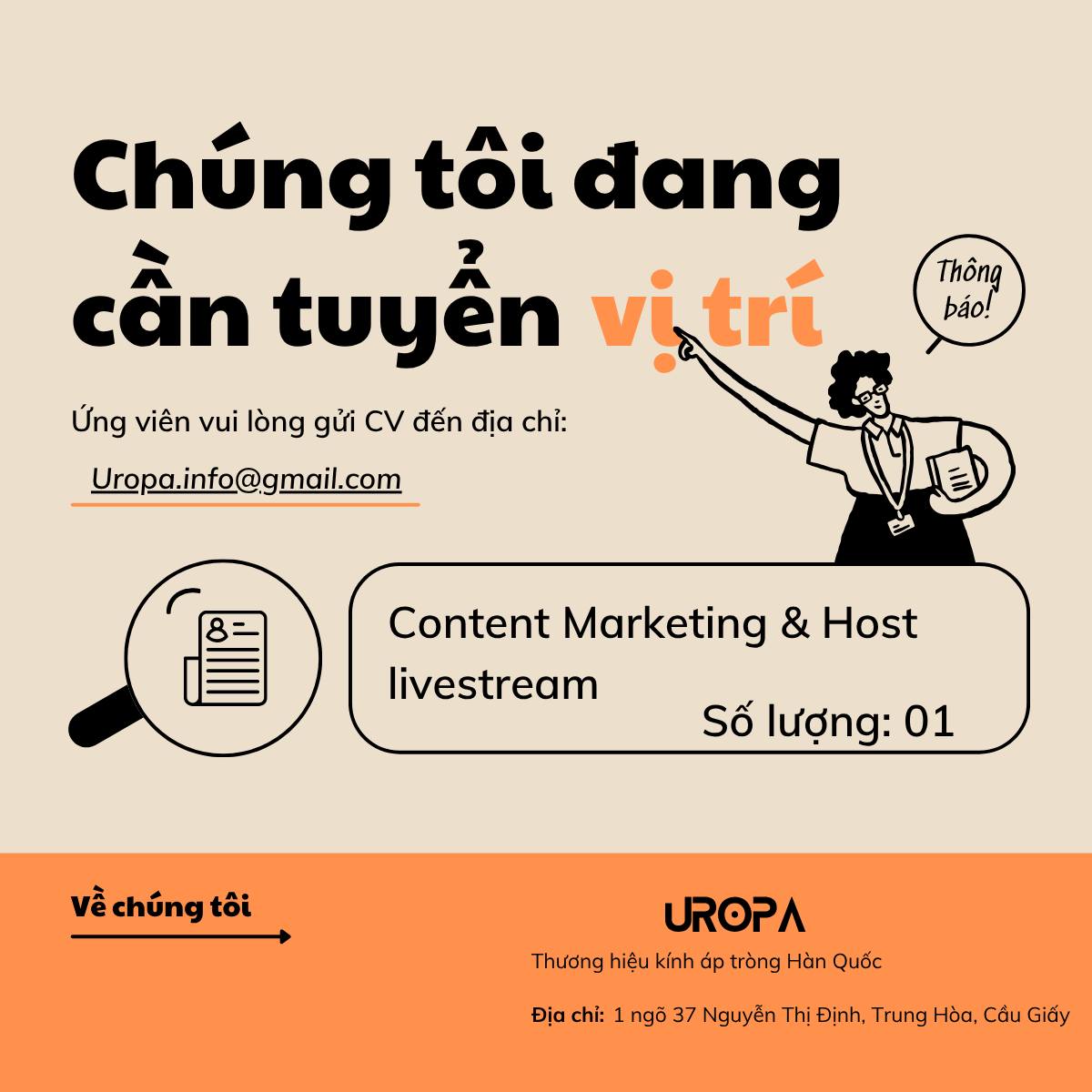 CONTENT MARKETING & LIVESTREAM HOST
